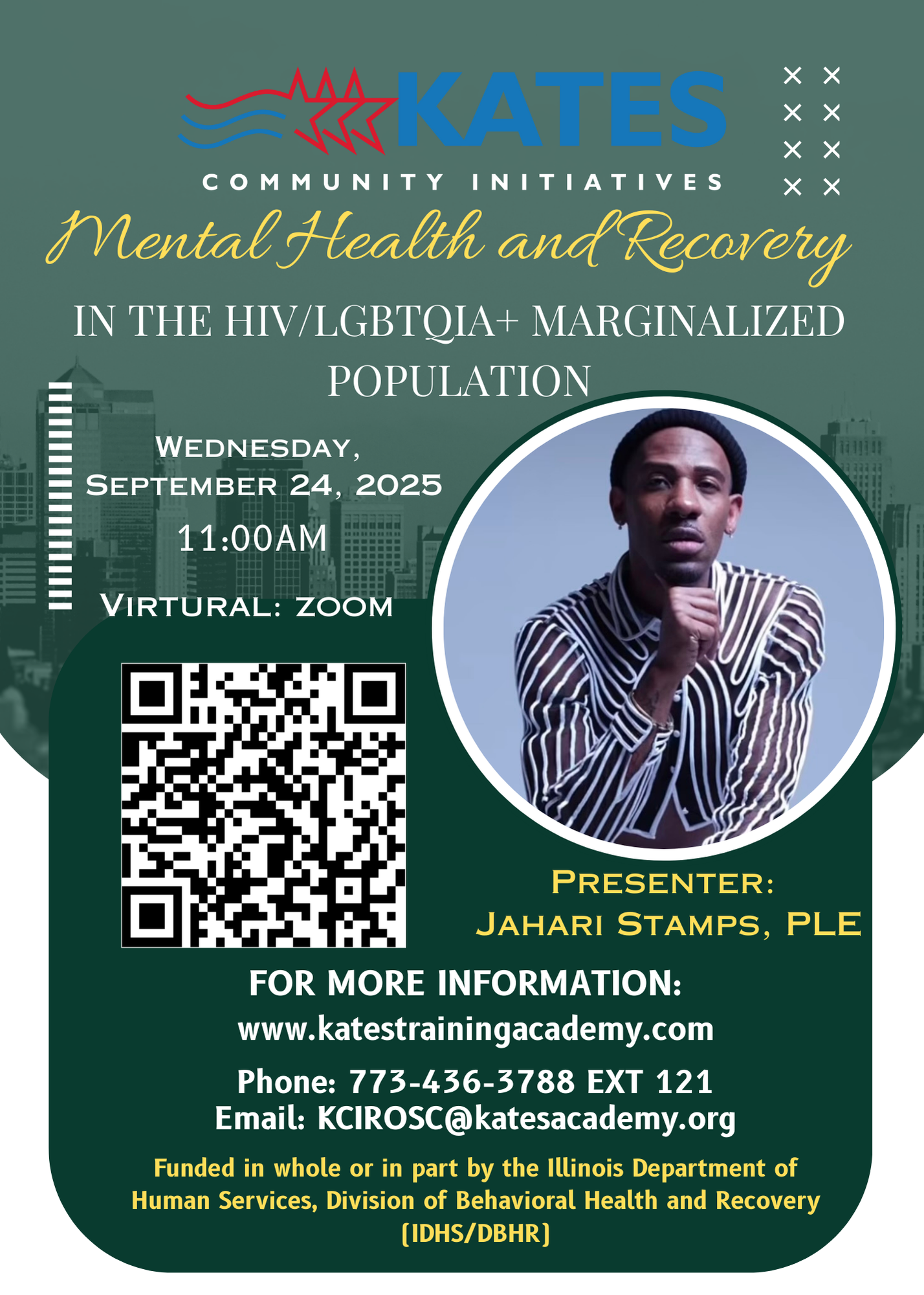 Mental Health and Recovery in HIV/LGBTQIA+ Marginalized Population flyer